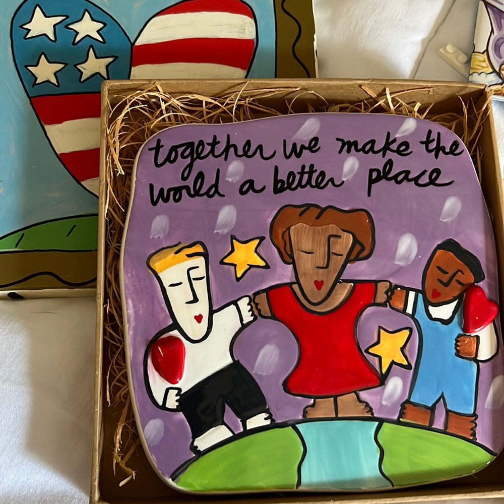 Glass picture by messages from the Heart collection